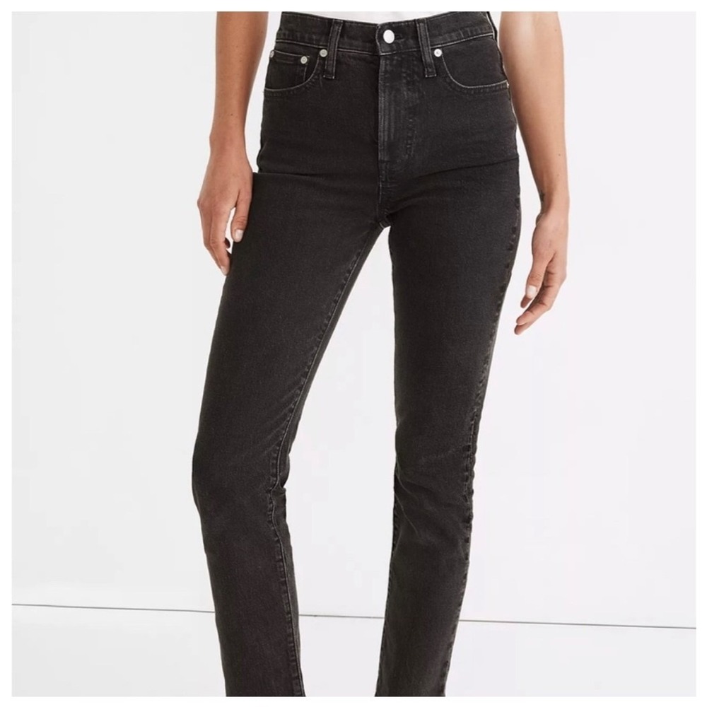 Women's Madewell The Perfect Vintage Jean Black‎ Size 25, 0009 B1